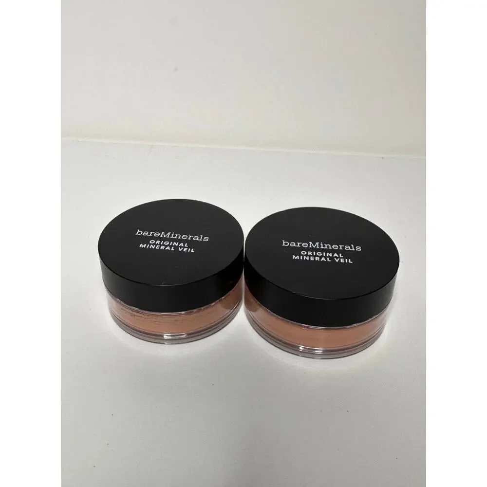 Bare Minerals Mineral Veil Loose Setting Power Lot of 2 Tinted Tan Deep New